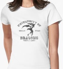 Summon A Dragon Women's Fitted T-Shirt