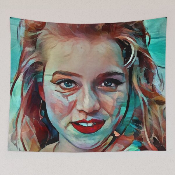 Item preview, Smiling Female Face designed and sold by Kiljak.