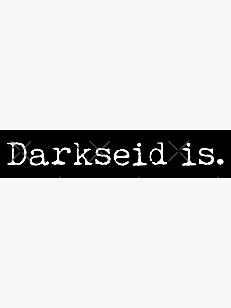 Thumbnail 3 of 3, Sticker, Darkseid is. designed and sold by kryten4k.