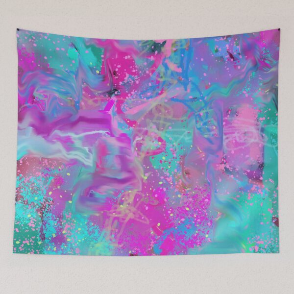 Item preview, Cielos Cerúleo y Rosas Rosadas designed and sold by Danquis Johnson.