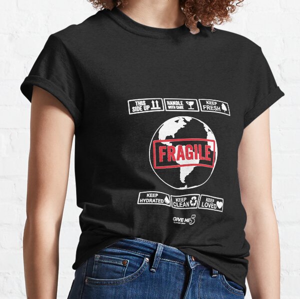 Fragile planet (white) Classic T-Shirt