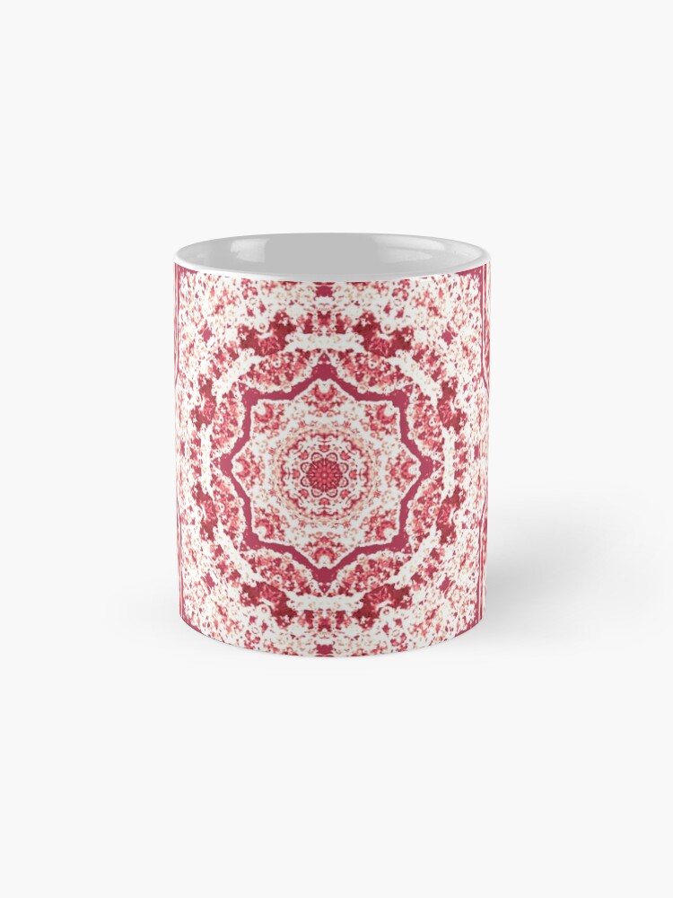 Alternate view of Gift for Yogi - Zen Pink Mandala Design - Yoga Present Mug