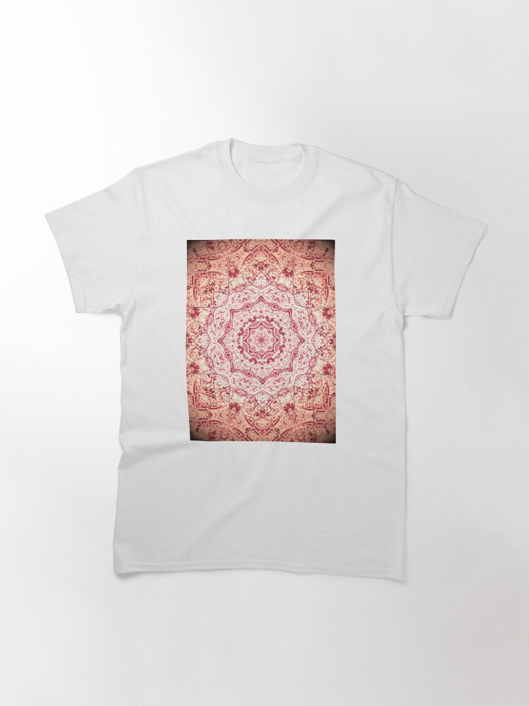Alternate view of Gift for Yogi - Zen Pink Mandala Design - Yoga Present Classic T-Shirt