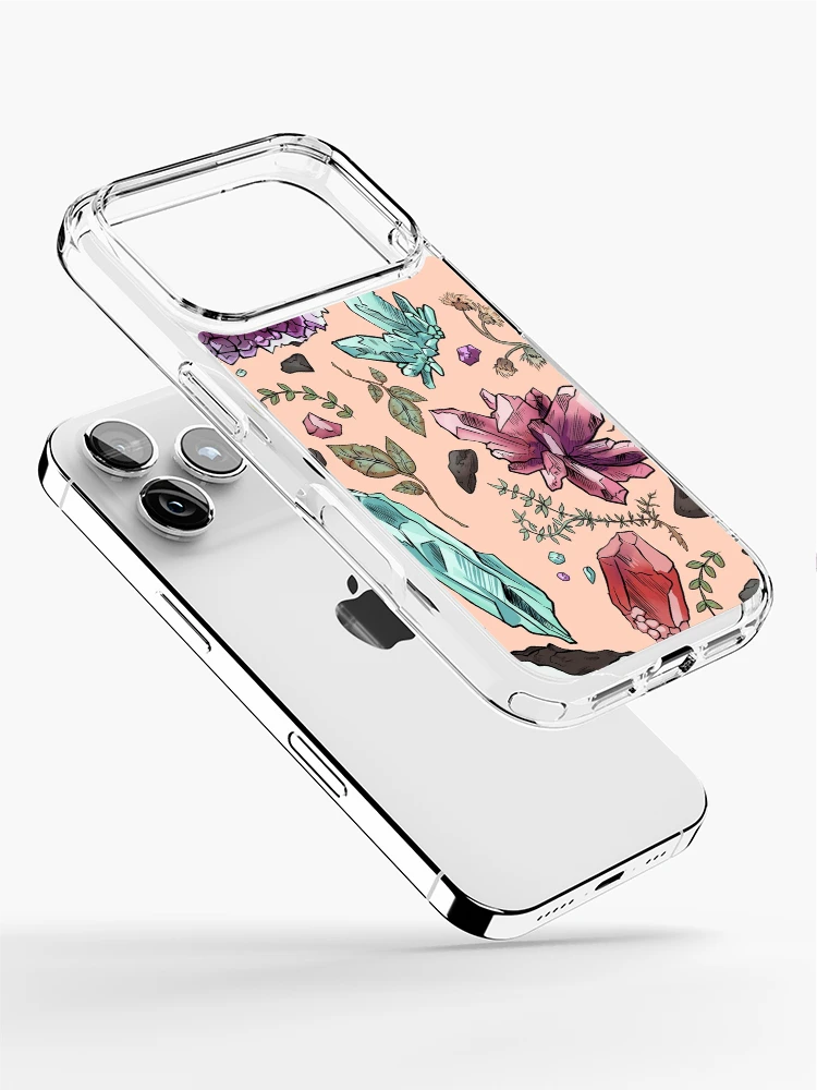 Thumbnail 2 of 5, iPhone Case, Gemstone Pattern designed and sold by InkGator.