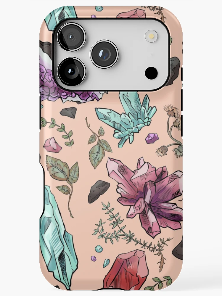 Thumbnail 1 of 4, iPhone Case, Gemstone Pattern designed and sold by InkGator.