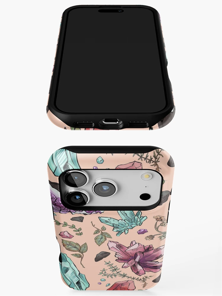 Thumbnail 3 of 4, iPhone Case, Gemstone Pattern designed and sold by InkGator.