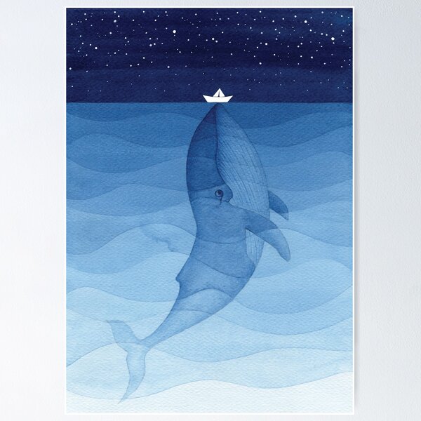 Item preview, Blue whale, sea animal designed and sold by VApinx.