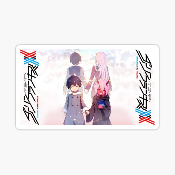 Liebling in der Franxx - Hiro und Zero Two Sticker