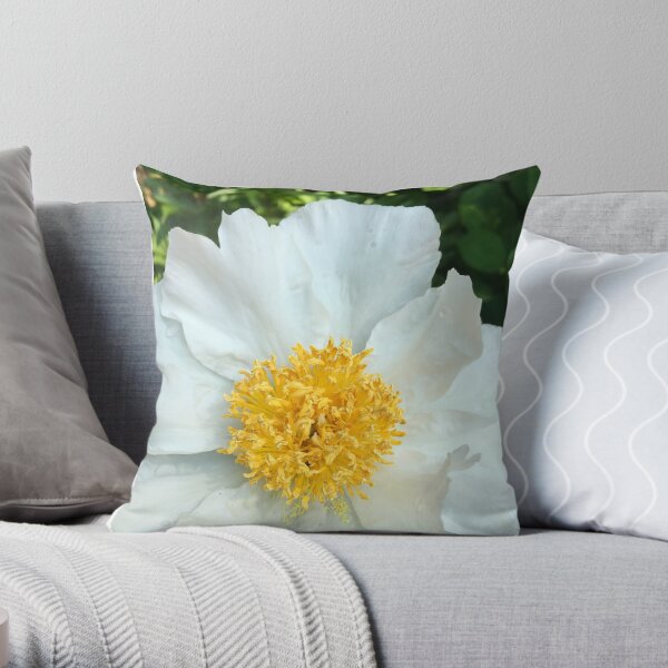 Floral Gift - Chinese Peony Photography - Gardening Present Throw Pillow
