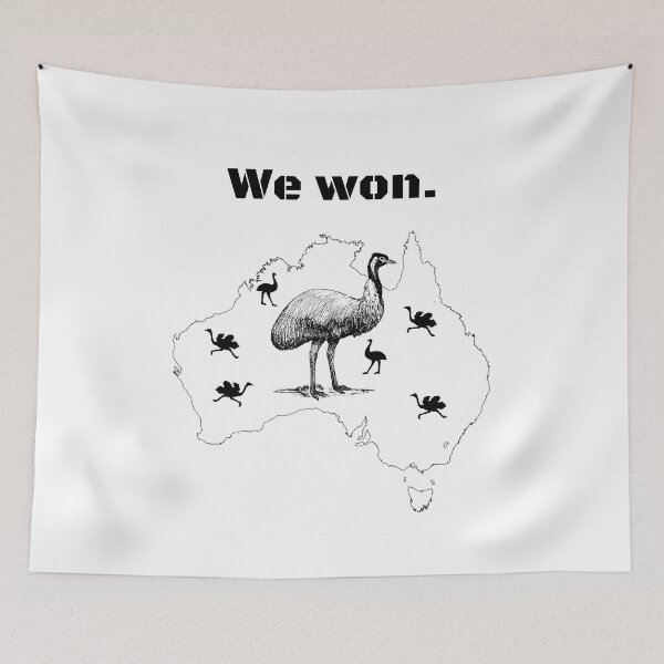 Item preview, The Great Emu War designed and sold by Snowinsummerr.