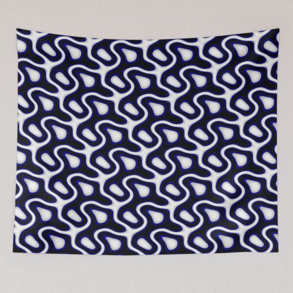 Item preview, Pattern blue white designed and sold by nyco.