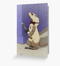 Ferret Who Greeting Card