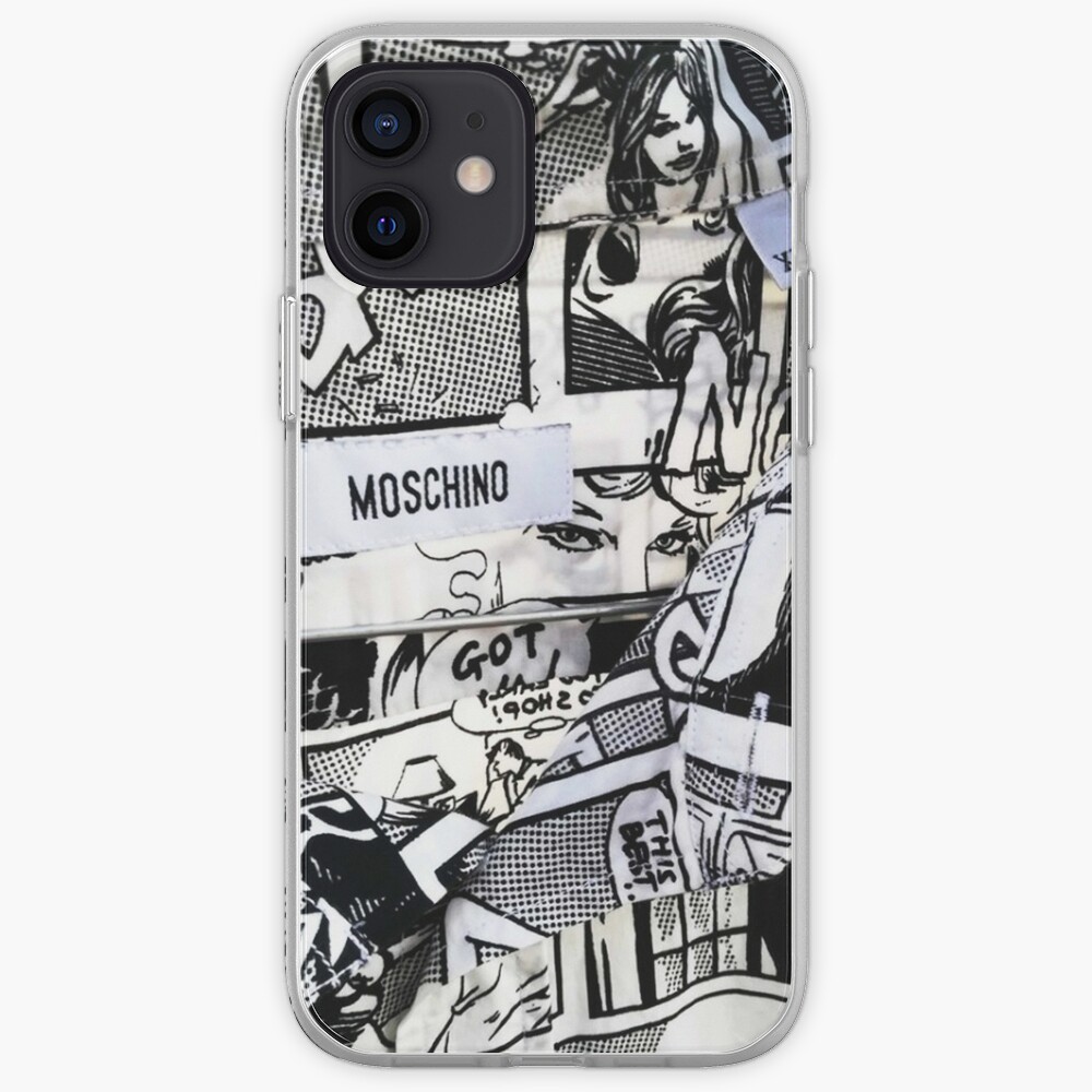 Moschino Comic Collage Iphone Case Cover By Josallen Redbubble