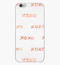 Valentines Day Rose Gold Wörter - XOXO iPhone-Hülle & Cover