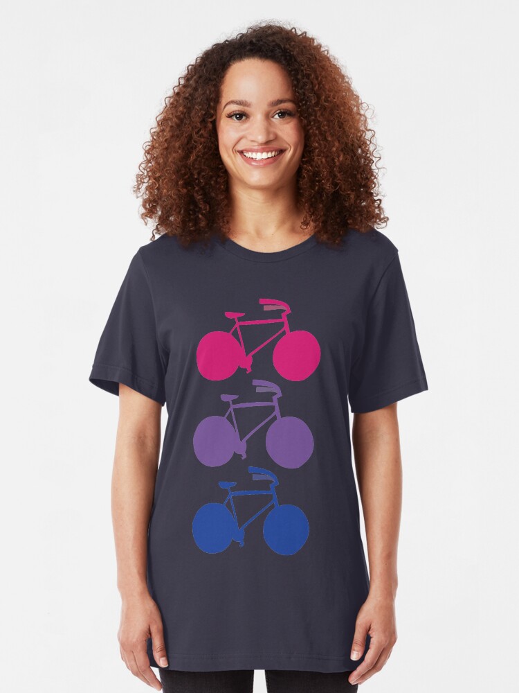 Vista alternativa de Camiseta ajustada Bicicleta