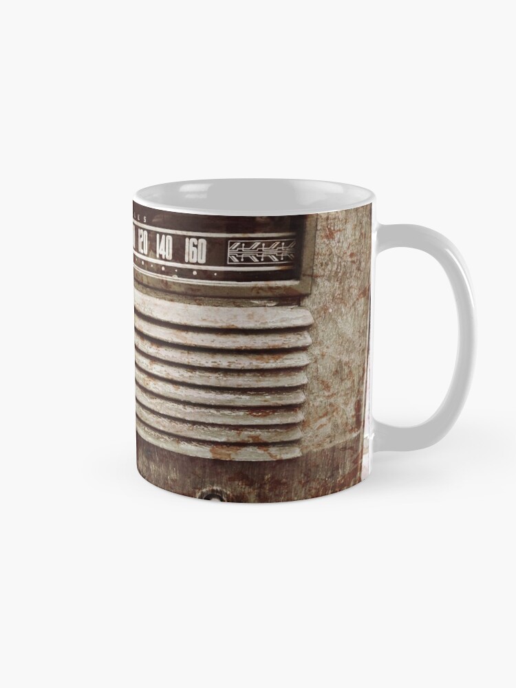 Alternate view of Classic Oldies Fan - Old Vintage Radio photography Mug