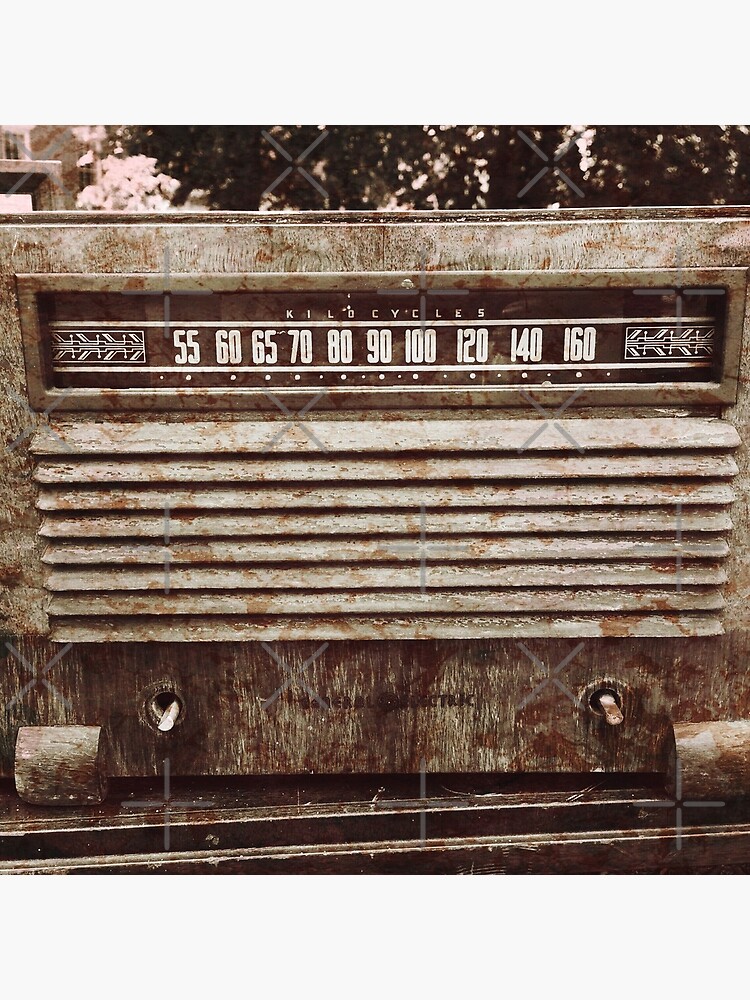 Classic Oldies Fan - Old Vintage Radio photography by OneDayArt
