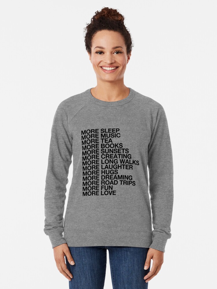 love more sweatshirt