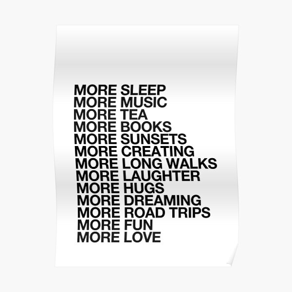 More Love. Poster