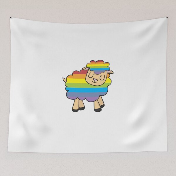 Item preview, Rainbow sheep designed and sold by maholiv.
