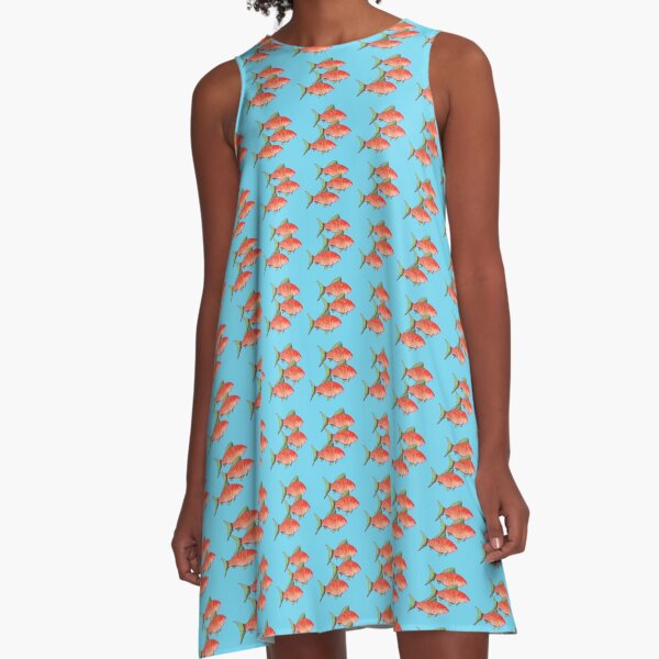 Goldfish A-Line Dress
