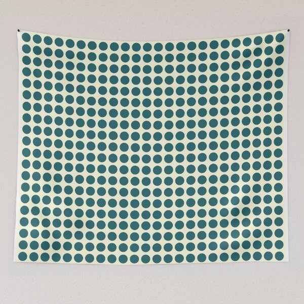 Item preview, Teal on Cream Mini Dots. Cheerful. Geometric. Minimalist. Chic. designed and sold by kierkegaard.