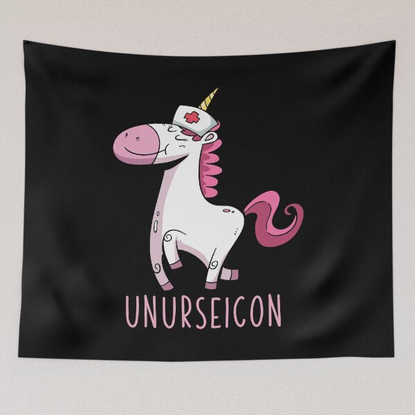 Item preview, Nurse Unicorn Graphic Nursing Student Print Gift designed and sold by inspiredtrend.