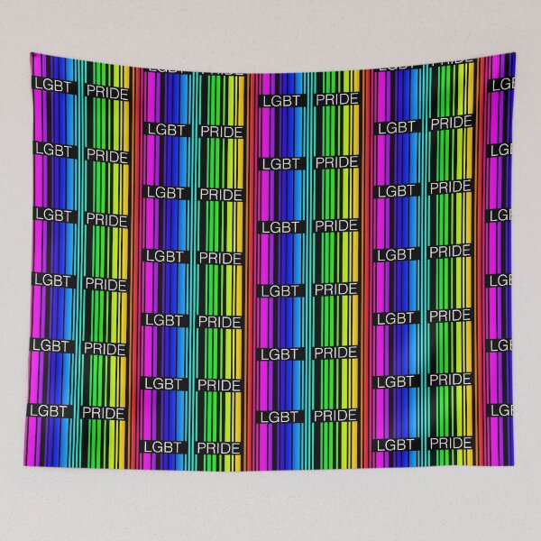 Item preview, LGBT Barcode Parody Shirt designed and sold by JaneFlame.