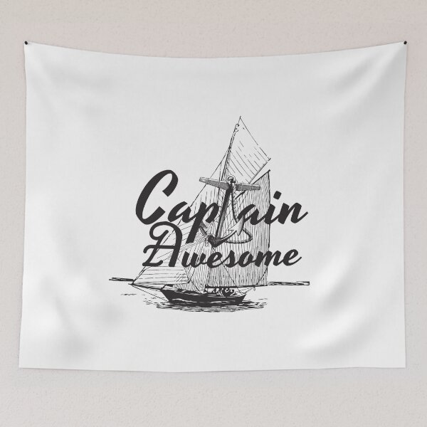 Item preview, Captain Awesome  Anchor Funny Nautical Sailing Boat Gift designed and sold by MintedFresh.