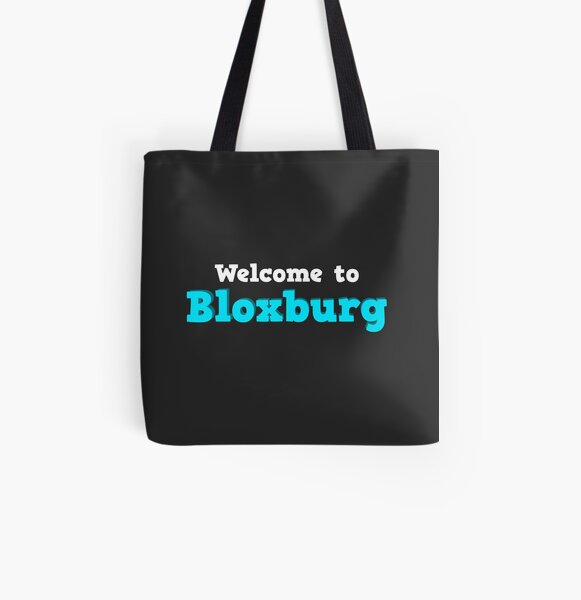 Welcome To Bloxburg Roblox Tote Bag By Overflowhidden Redbubble - welcome to bloxburg roblox acrylic block by overflowhidden redbubble