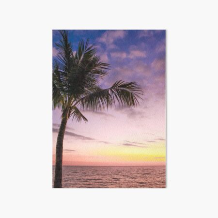 Palm in Paradise Art Board Print