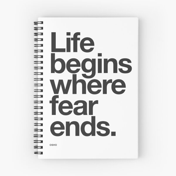 Item preview, Life Begins Where Fear Ends. designed and sold by TheLoveShop.