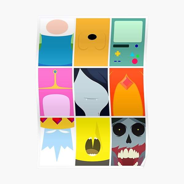 Minimalist Adventure Time Poster