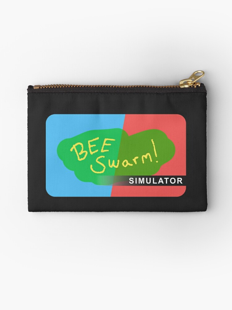 Bee Swarm Simulator Roblox Zipper Pouch By Overflowhidden Redbubble - bee swarm simulator roblox drawstring bag