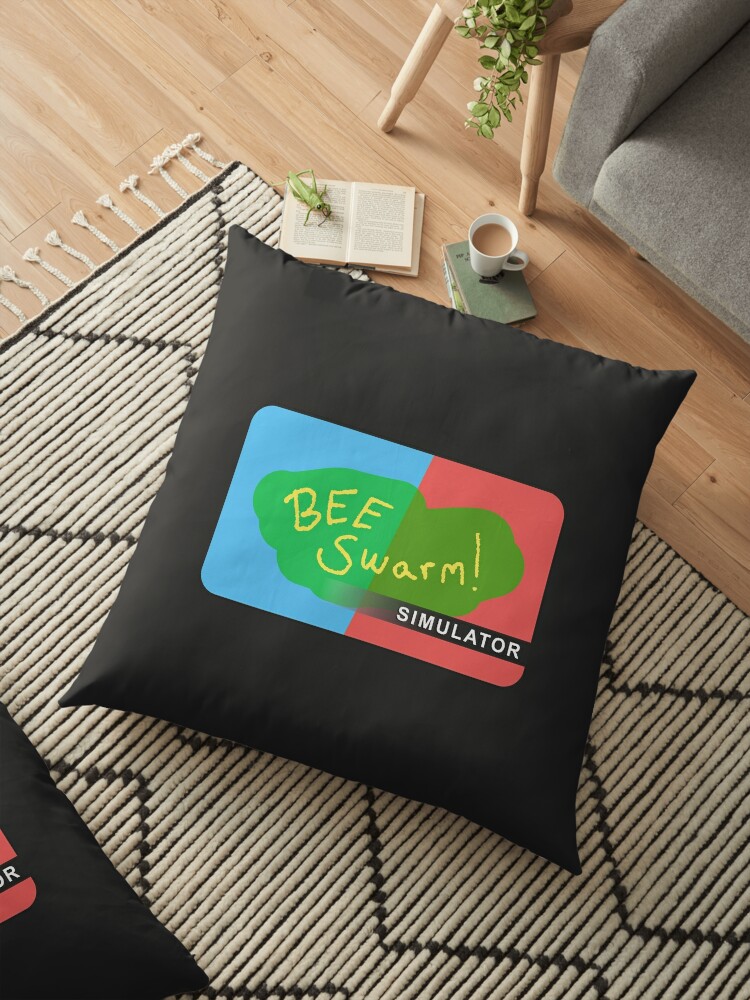 bee swarm simulator roblox throw pillow by overflowhidden