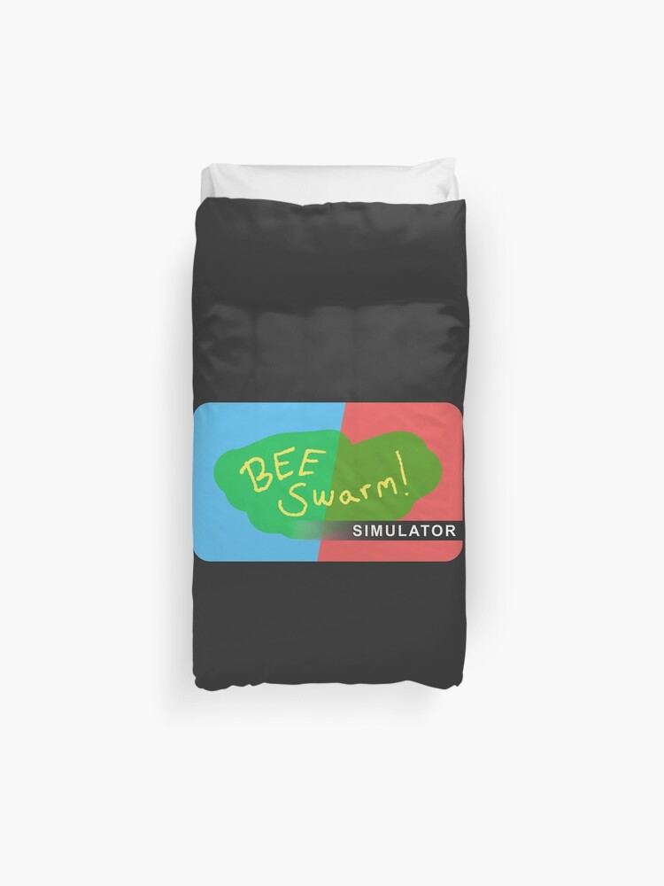 Bee Swarm Simulator Roblox Duvet Cover By Overflowhidden Redbubble - i had to go bathroom roblox toilet simulator