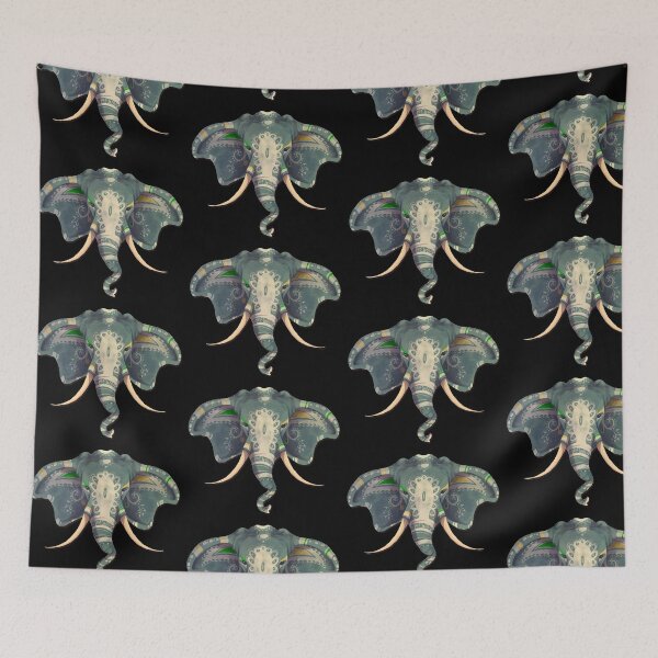 Item preview, Indian Elephant Expressive Watercolor Present designed and sold by peter2art.