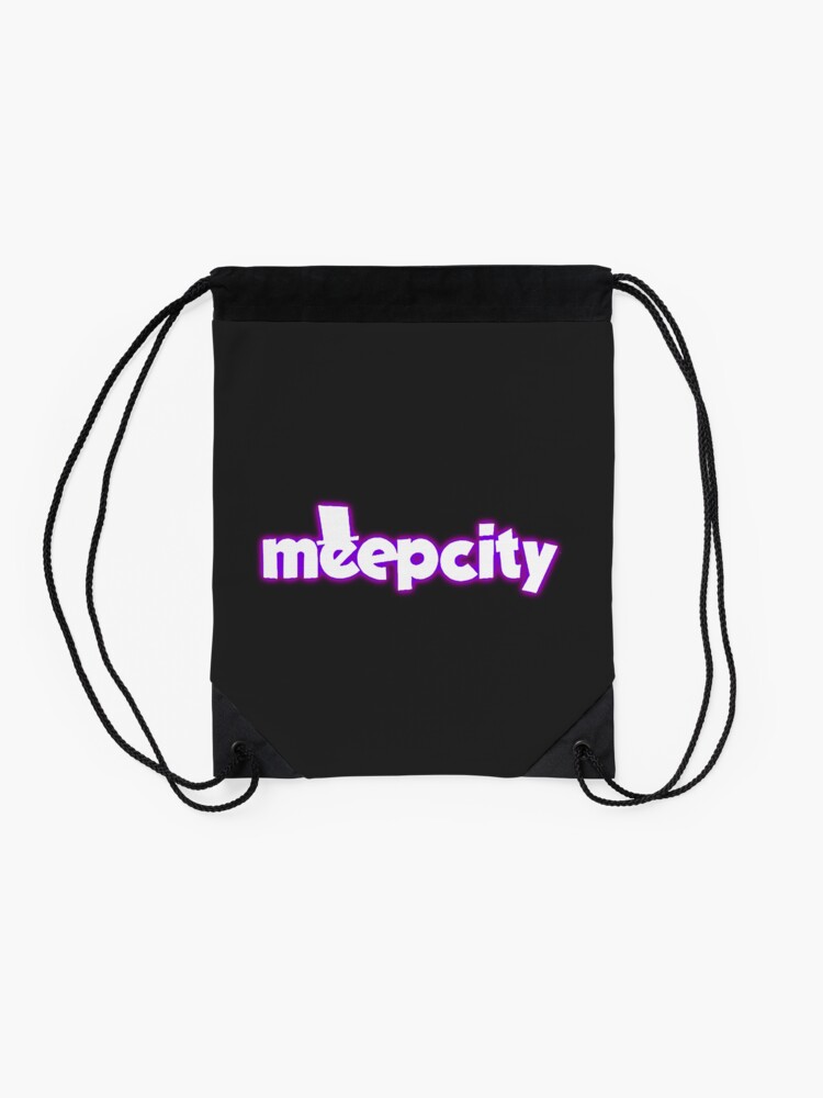 Meep City Roblox Drawstring Bag By Overflowhidden Redbubble - bee swarm simulator roblox drawstring bag