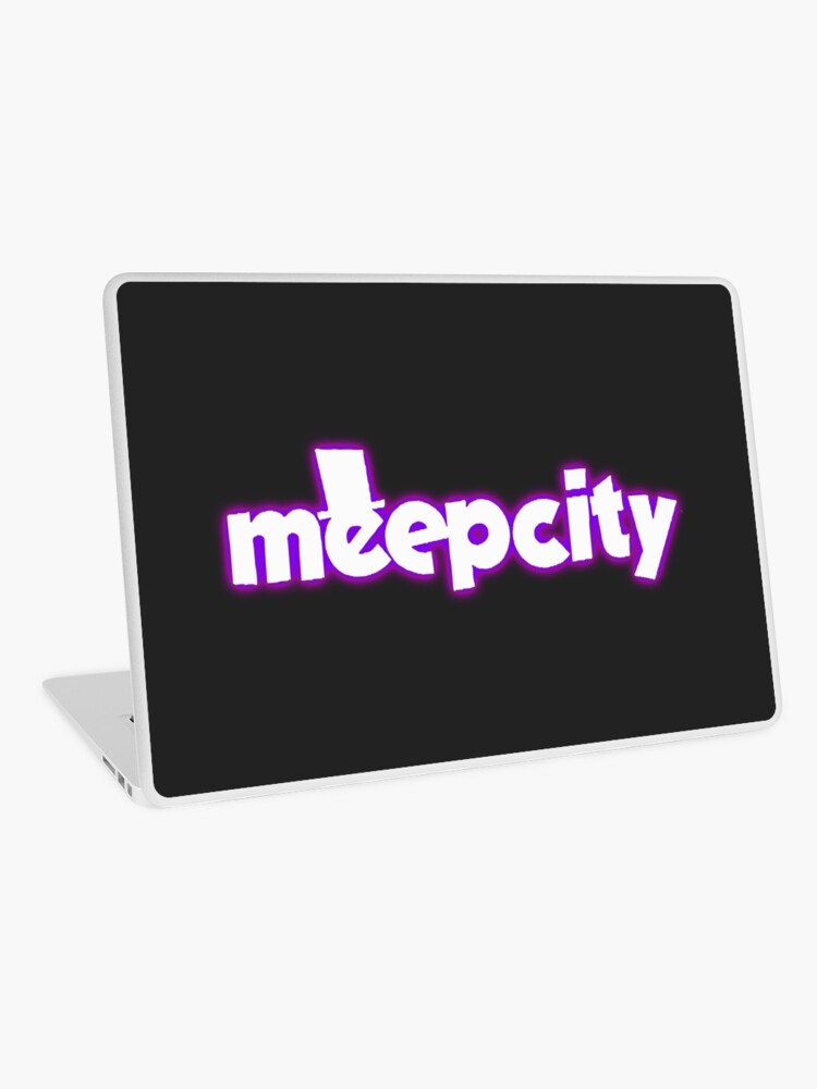 Meep City Roblox Laptop Skin By Overflowhidden Redbubble - roblox login meep city