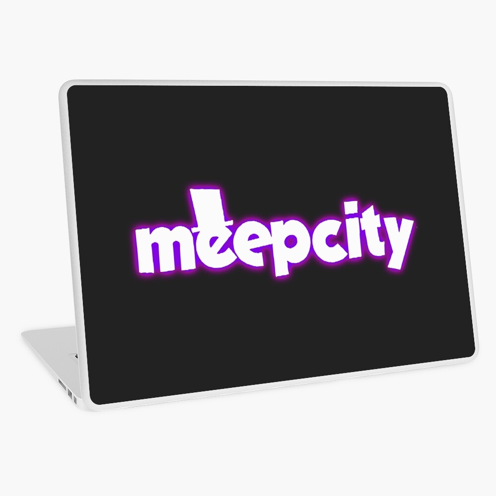 Meep City Roblox Laptop Skin By Overflowhidden Redbubble - meep city roblox ipad case skin by overflowhidden redbubble