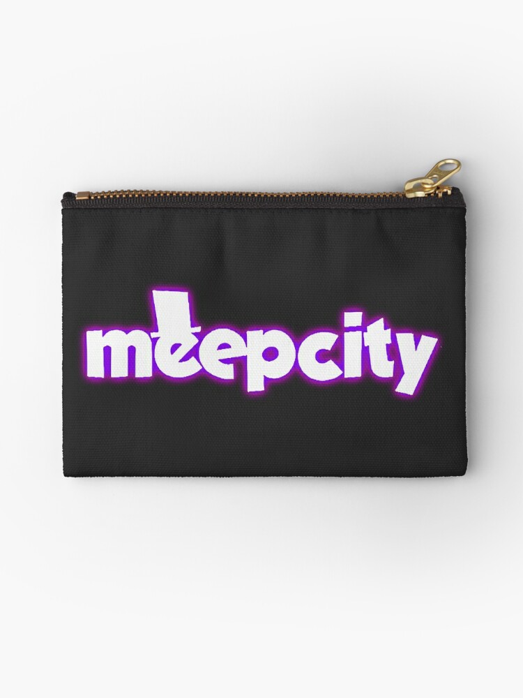 Meep City Roblox Zipper Pouch By Overflowhidden Redbubble - roblox pencil case ireland