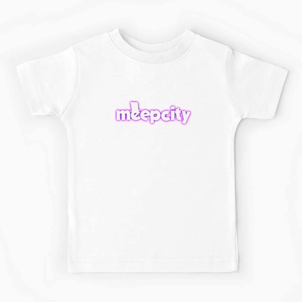 Meep City Roblox Kids T Shirt By Overflowhidden Redbubble - meep city roblox ipad case skin by overflowhidden redbubble