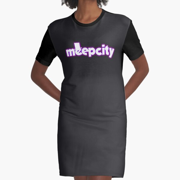 Meep City Roblox Graphic T Shirt Dress By Overflowhidden Redbubble - roblox t shirt reddit girls meep city