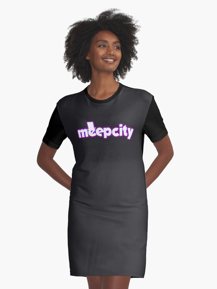 Meep City Roblox Graphic T Shirt Dress By Overflowhidden Redbubble - old meepcity roblox