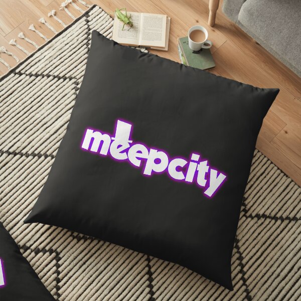 Meep City Roblox Floor Pillow By Overflowhidden Redbubble - roblox meep city secrets rooms