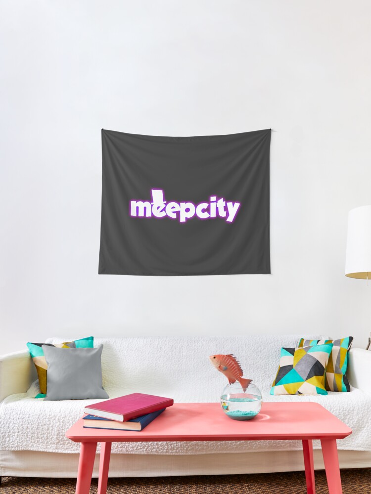 Meep City Roblox Tapestry By Overflowhidden Redbubble - meep city roblox baby t shirt by overflowhidden redbubble