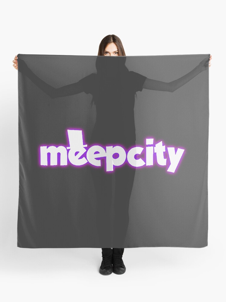 Meep City Roblox Scarf By Overflowhidden Redbubble - roblox meepcity star ball