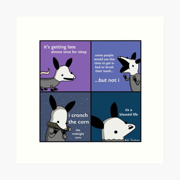 Item preview, Cronch the Midnight Corn - Tiny Snek Comics designed and sold by acohen110.