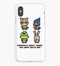 8-bit Starfox Sprites iPhone Case