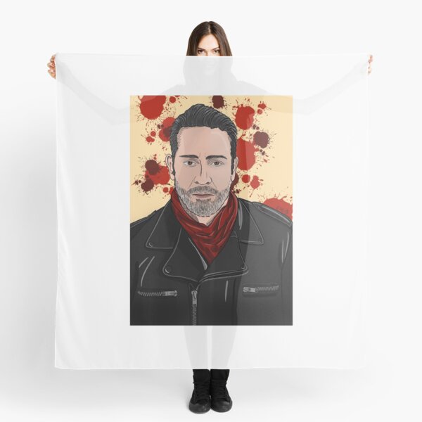 The Walking Dead negan Jeffrey Doyen MORGAN saison 9 Noir Veste en cuir